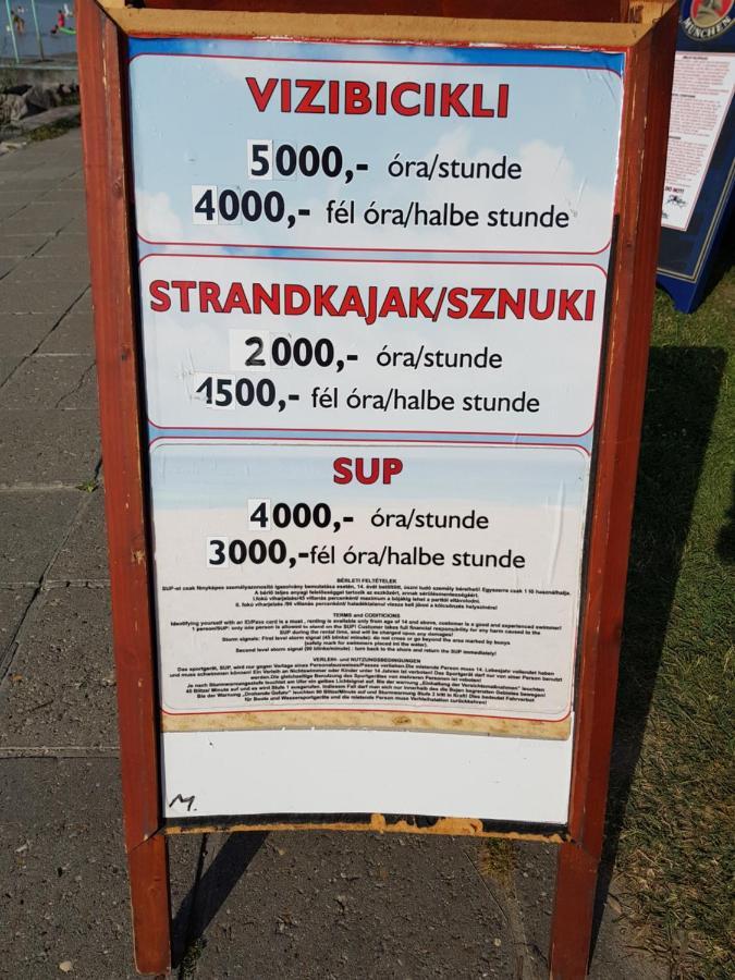 Crystal Es Susanne Panzio Bed & Breakfast Siofok Dış mekan fotoğraf